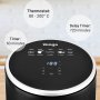 Венга! mini air fryer, 2,5 л, регулируем термостат 80-200°C, 60-минутен таймер, снимка 6