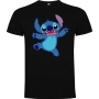 Нова детска тениска с героя Стич (Funny Stitch), в четири цвята, снимка 2