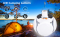 СОЛАРНА  ТУРИСТИЧЕСКА ЛАМПА С КУКА SOLAR LED LAMP 2029, снимка 5
