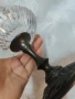 Антикварна чаша висококачествен калай (Pewter) и кристал, снимка 5