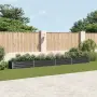 vidaXL Градинска висока леха поцинкована стомана 600x80x45 см антрацит（SKU: 47075）, снимка 2