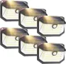 Соларни външни лампи със сензор за движение Lenlun, 230 LED, 3 режима, IP65, 6 броя, снимка 1