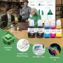 Нов Комплект мастило 102 Epson ET-2850 ET-3850 ET-4850 ET-15000 5 броя за принтер печат, снимка 2