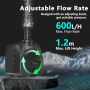 Потопяема водна помпа 10W – 600 L/ч, тиха работа, снимка 3