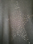 черна блуза тънко плетиво със звезда от черни камъчета , снимка 2