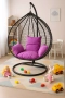 Люлка градинска висяща люлка тип гнездо,яйце–Промоция!, снимка 7