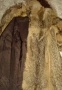 Луксозен кожух от естествена кожа – чакал с дълъг косъм, снимка 4