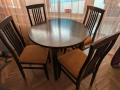 Кръгла маса Ф90 и 4 стола, снимка 3