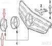 Емблема предна решетка Мерцедес/Mercedes W204/W205/W207/W212, снимка 7