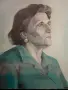 Стефан Ганев Полковника (1934 2025) Стара фамилна картина – „Майчина святост“, снимка 2