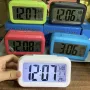 5586 Led Настолен цифров часовник с големи цифри будилник с термометър и дата, снимка 8