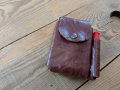Ръчно изработена кожена табакера , снимка 3