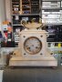 Колекционерски каминен часовник. Френски мрамор. Реставриран. Оригинална машина., снимка 1 - Антикварни и старинни предмети - 35915070