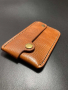 Холдер за карти ръчна изработка от естествена кожа, снимка 4