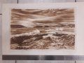 Академик Христо Стайков,графика,гравюра,суха игла,офорт, снимка 5