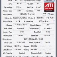 Видео карта ATi Radeon Sapphire 9600SE Edition 128MB DDR 64bit AGP, снимка 9 - Видеокарти - 40937553