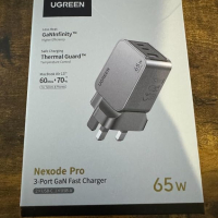 Ново UGREEN Nexode Pro 65W: Бързо 3-Портово USB C Зарядно, снимка 9 - Друга електроника - 44583370