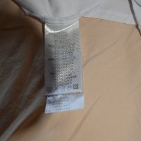 Бяла еластична лятна риза с тъмносини кантове по яката, снимка 3 - Ризи - 41902285