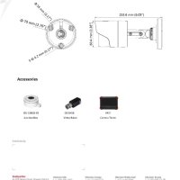 Hikvision Turbo HD DS-2CE16D0T-IRPF Full HD 1080P IR HIKVISION-C Coaxitron HD-TVI HD-AHD HD-CVI CVBS, снимка 4 - HD камери - 41504072