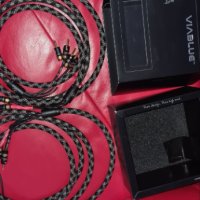VIABLUE SC-4 SILVER BI-WIRE WITH BANANA PLUGS speaker cables 2x3m, снимка 3 - Аудиосистеми - 41497184
