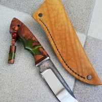 Ръчно изработен ловен нож от марка KD handmade knives ловни ножове, снимка 18 - Ловно оръжие - 30284314