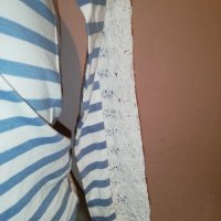 Памучна блуза с апликация р-р ХS, снимка 6 - Блузи с дълъг ръкав и пуловери - 35894823
