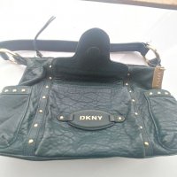 DKNY оригинална чанта естествена кожа , снимка 4 - Чанти - 38972539