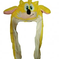 Шапка Sonic, Светеща, Плюшена, Жълта, снимка 1 - Шапки, шалове и ръкавици - 39038883