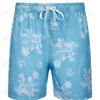 Мъжки летни ваканционни шорти Wonderland floral print, 5цвята - 023, снимка 10 - Къси панталони - 41026172