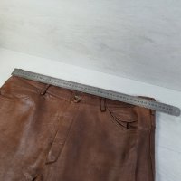 Кожен Панталон - Естествена Кожа Размер Л, снимка 7 - Панталони - 39213635
