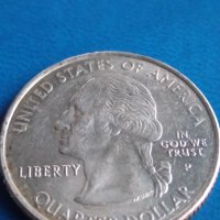 25 цента САЩ 2000 Вирджия юбилейна, снимка 1 - Нумизматика и бонистика - 10823485