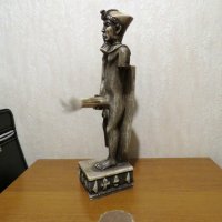 Старинна статуя на древноегипетския  бог  Мин - Бога на плодородието, еротика,фалос, полов член 18 +, снимка 3 - Антикварни и старинни предмети - 41947751