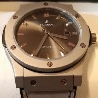 Нов мъжки часовник на Hublot, снимка 4 - Луксозни - 39011669