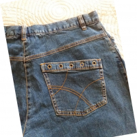Марков дънков панталон  , XL бермуди  с етикет , снимка 8 - Къси панталони и бермуди - 36128018