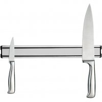 2924 Магнитна алуминиева поставка за кухненски ножове, снимка 9 - Аксесоари за кухня - 34265460