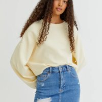 Pull&Bear Къса дънкова пола. Поличка, снимка 1 - Поли - 42662809