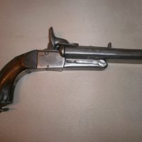 Двуцевен пищов Лефуше,пистолет (19век), снимка 1 - Антикварни и старинни предмети - 38630407
