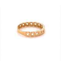 Златен дамски пръстен 1,67гр. размер:57 14кр. проба:585 модел:17791-6, снимка 3 - Пръстени - 41486050