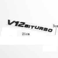 Емблема/Надпис V12 biturbo черна Мат - 27233, снимка 3 - Аксесоари и консумативи - 41713561