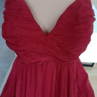 Официална червена рокля*8, снимка 2 - Рокли - 34180162