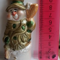 коледна играчка за елха снежен човек. порцелан, снимка 2 - Други - 38914819
