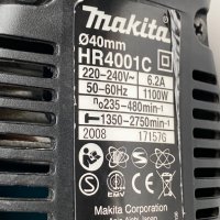 MAKiTA HR4001C - Комбиниран перфоратор 1100W 9,5J, снимка 5 - Други инструменти - 39803090