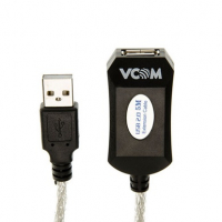 USB Активен удължителен кабел USB AM / USB AF - 30 m. VCOM - CU823-30m, снимка 3 - Кабели и адаптери - 36117626