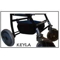 Багажник за детска количка с  универсален захват - Модел KEYLA MINI DIAMONT PLUS с капак, снимка 6 - Детски колички - 35600585