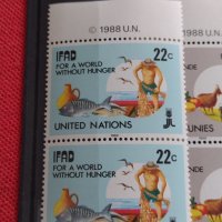 Пощенски марки серия IFAD UNITED UNIES чисти без печат редки за КОЛЕКЦИЯ 37881, снимка 3 - Филателия - 40476504