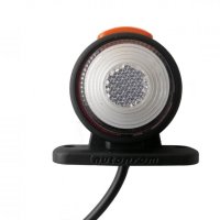 Комплект от 2 броя Flexzon LED ЛЕД светодиодни габарити, токоси, рогче 24V с три светлини бяла,жълта, снимка 4 - Аксесоари и консумативи - 38767333