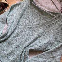 Пуловер мента Promod, снимка 2 - Блузи с дълъг ръкав и пуловери - 38628615