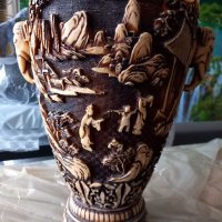 Стара азиатска ваза, снимка 1 - Антикварни и старинни предмети - 41633793
