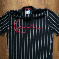Karl Kani Signature Stripe T-Shirt - страхотна мъжка тениска, снимка 5 - Тениски - 40751508