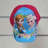 Нова детска шапка с козирка с Елза и Анна - FROZEN (Замръзналото кралство), снимка 1 - Шапки, шалове и ръкавици - 41812319